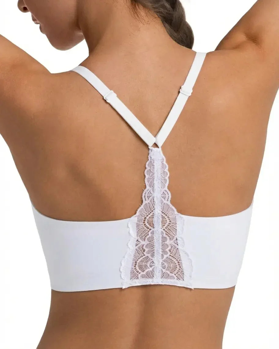 Hushlace™ – Wireless Seamless Lace-Back Bralette with Removable Padding + 50% OFF