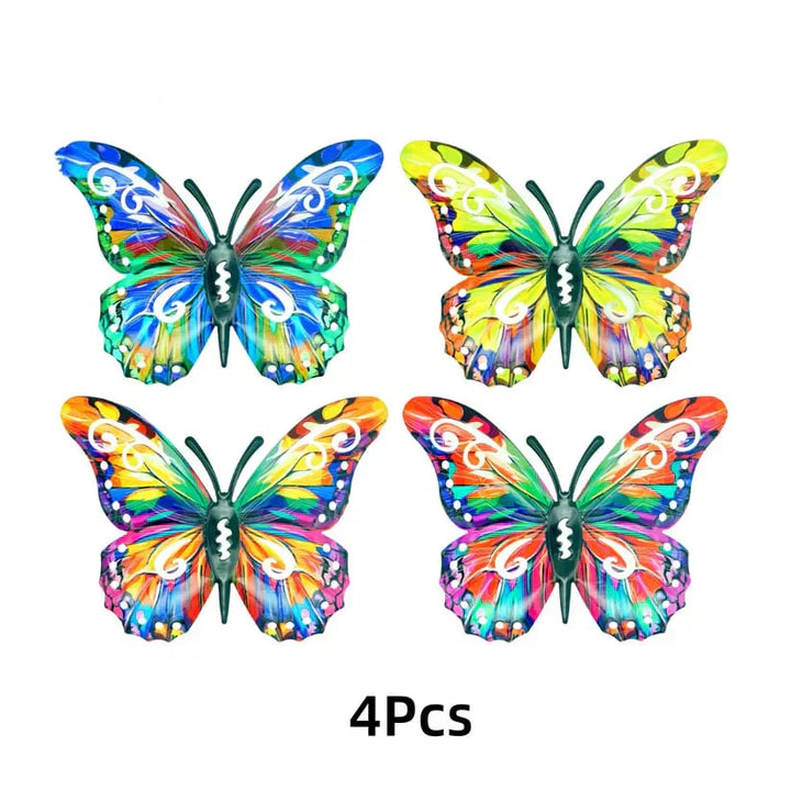 Flutterwick™ – Vibrant Metal Butterfly Outdoor Wall Decor + 50% OFF