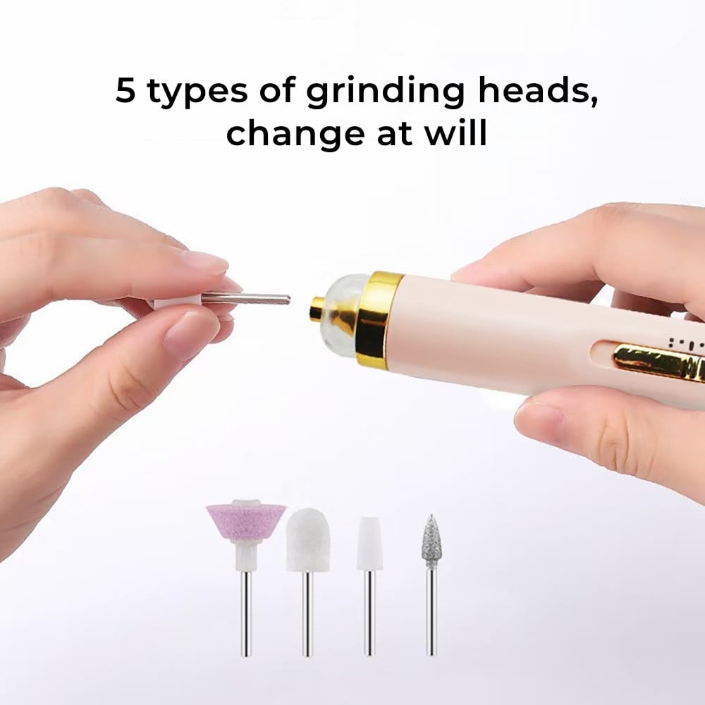 The AuraGlow Electric Manicure Set - Professional Salon Results, Compact Design, + 50% OFF