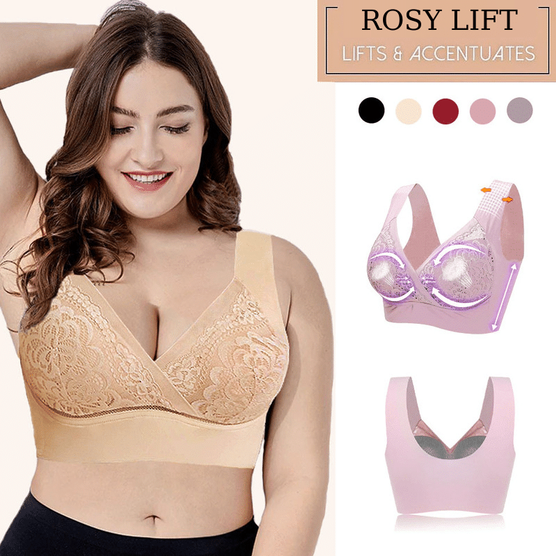 The Rosy Lift Bra - Comfort, Support &amp; Style, All Wireless +50% OFF