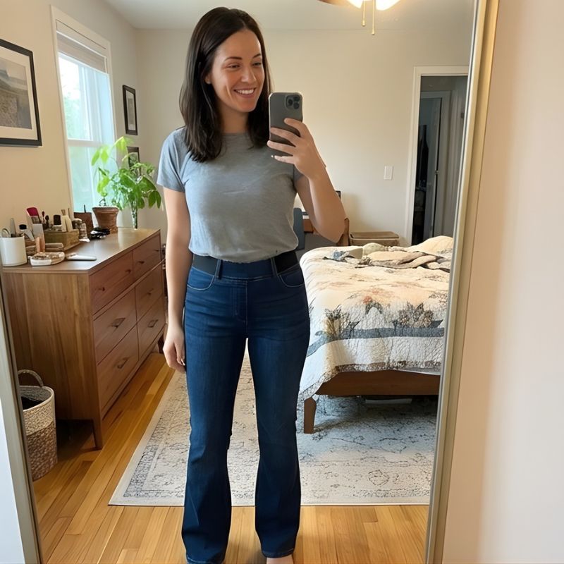 Striden™ – High-Waist Elastic Stretch Flare Denim Jeans + 50% OFF