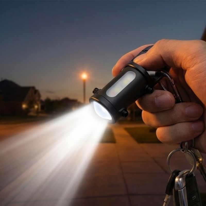 Arcvolt™ – 1200LM 3-in-1 Mini Keychain Flashlight with Power Bank + 50% OFF