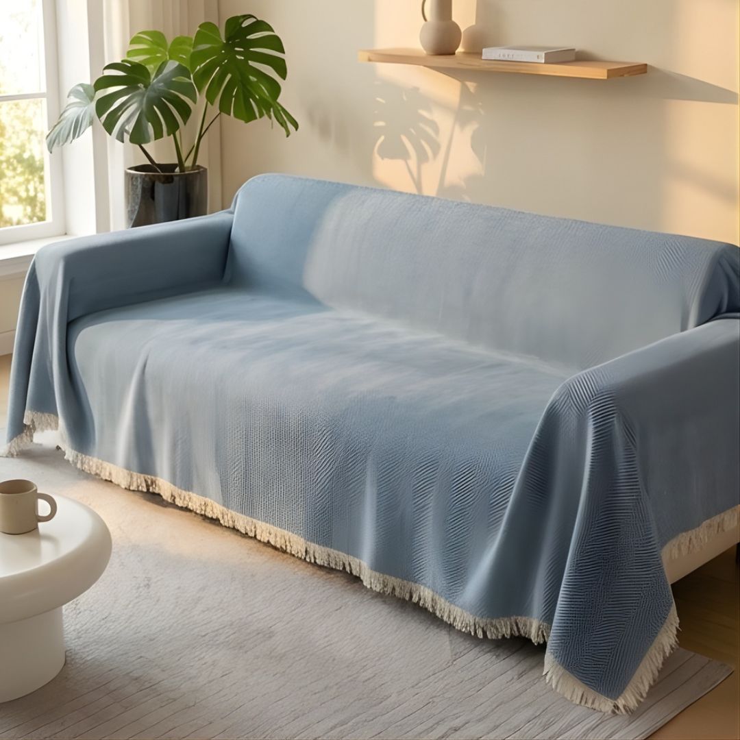 Nestwell™ – Scratch-Resistant Chenille Sofa Blanket &amp; Washable Couch Cover + 50% OFF