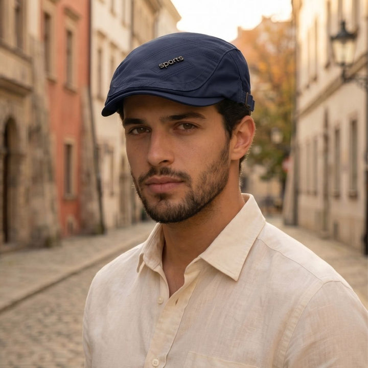 Tweedmoor™ – Breathable Cotton Heritage Flat Cap with Adjustable Buckle Fit + 50% OFF