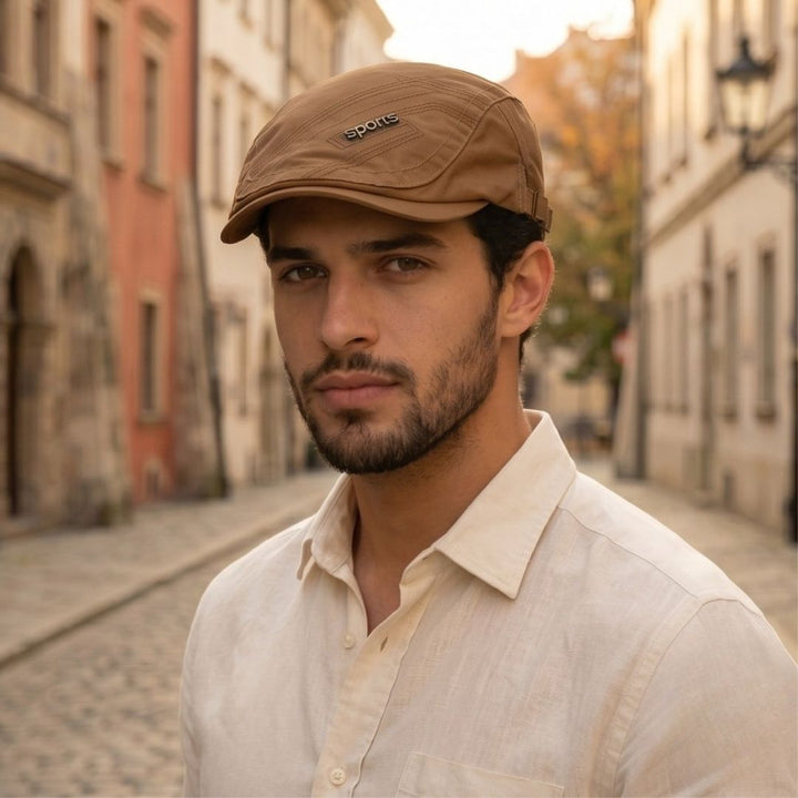 Tweedmoor™ – Breathable Cotton Heritage Flat Cap with Adjustable Buckle Fit + 50% OFF