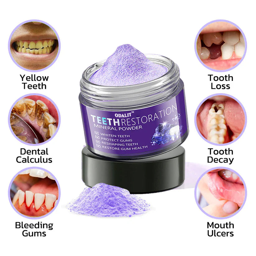 The RestoreGum Mineral Powder - Dentist-Approved, TGA Recommended for Gum &amp; Tooth Repair + 50% OFF