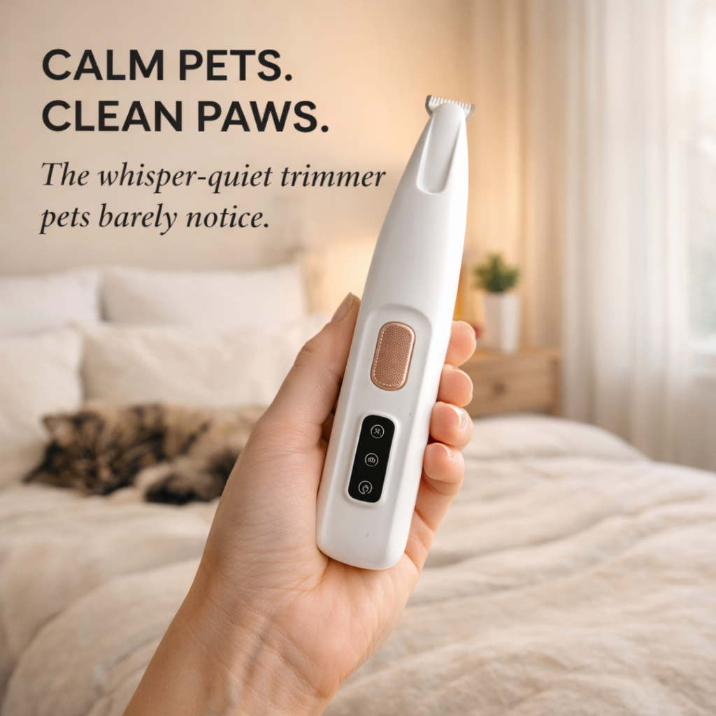 Hushpaw™ – Silent, Safe &amp; Precise Pet Paw Trimmer + 50% OFF