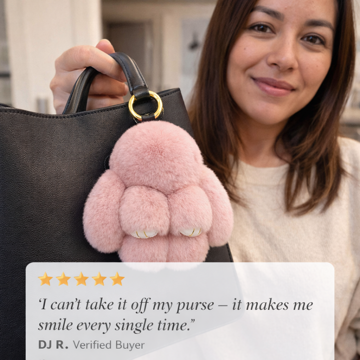 Velvetpaw™ – Ultra-Soft Plush Bunny Keychain with Collectible Tin Gift Box + 50% OFF