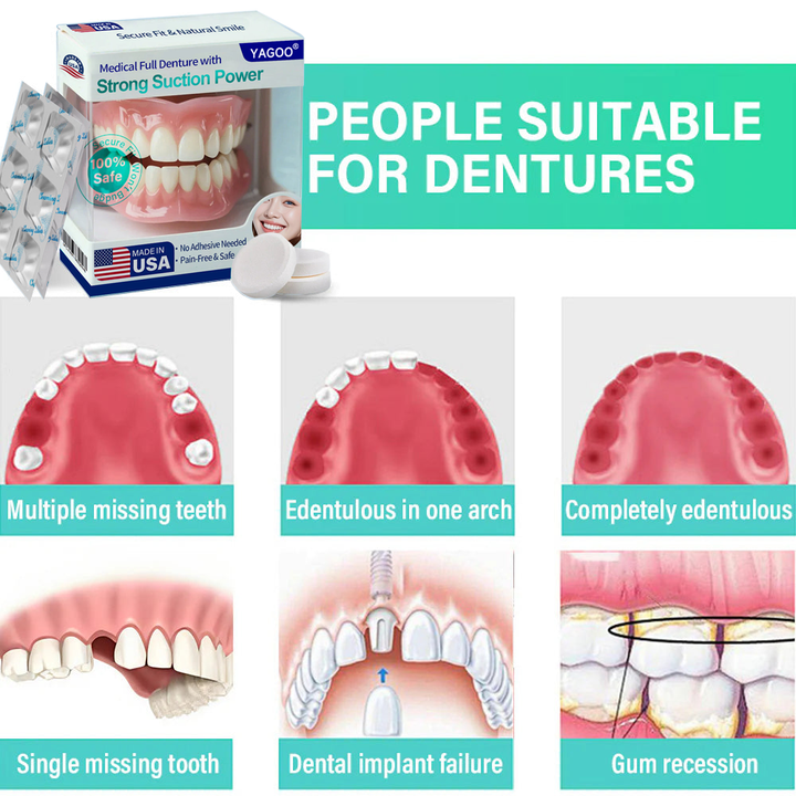 NaturaFit Medical Full Denture - A Secure Smile, A Natural Look + 50% OFF