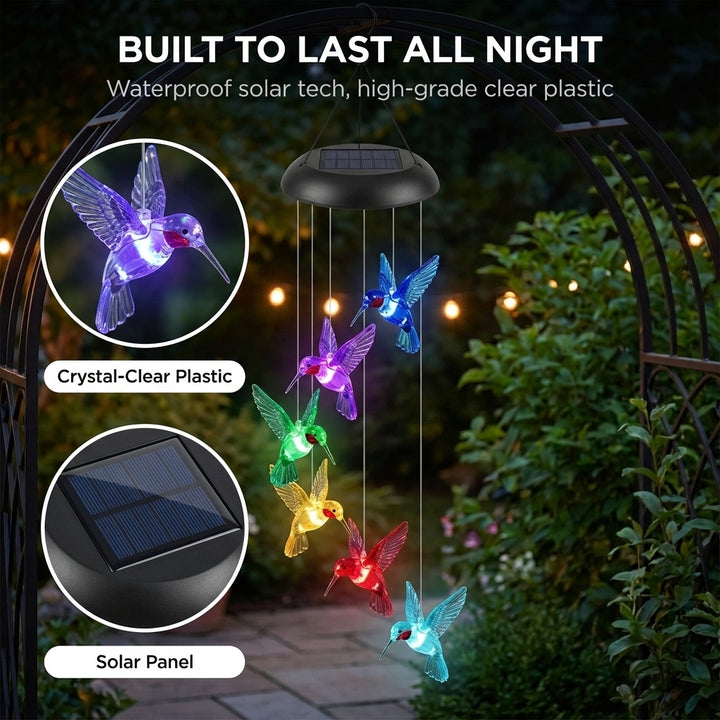 Duskcroft™ – Solar Hummingbird Color-Changing LED Garden Light + 50% OFF