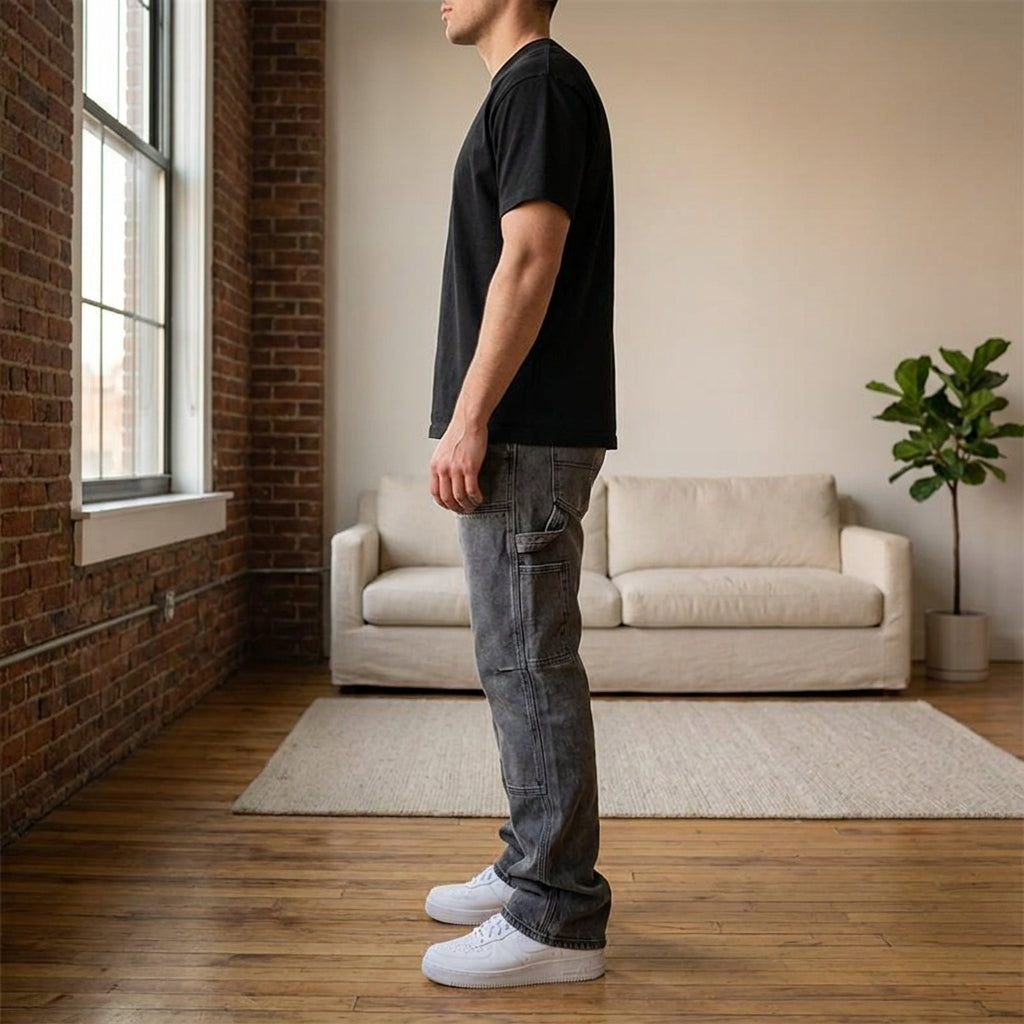 Rivett™ – Stacked Flared Carpenter Denim Men&