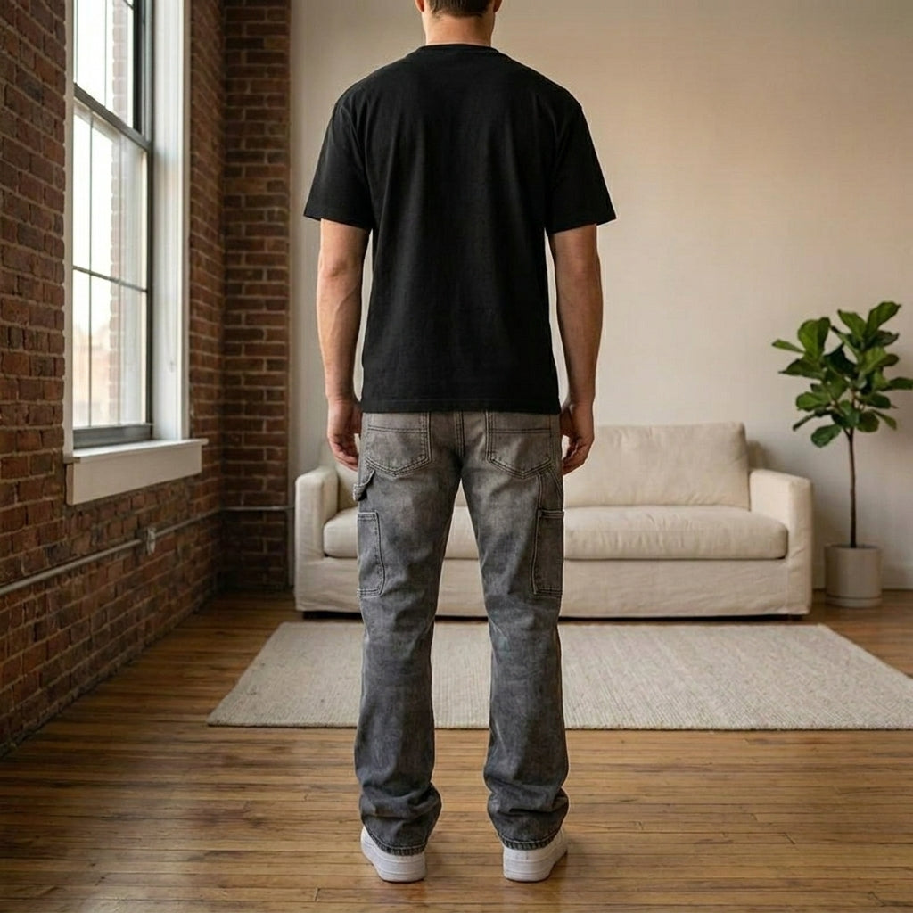 Rivett™ – Stacked Flared Carpenter Denim Men&