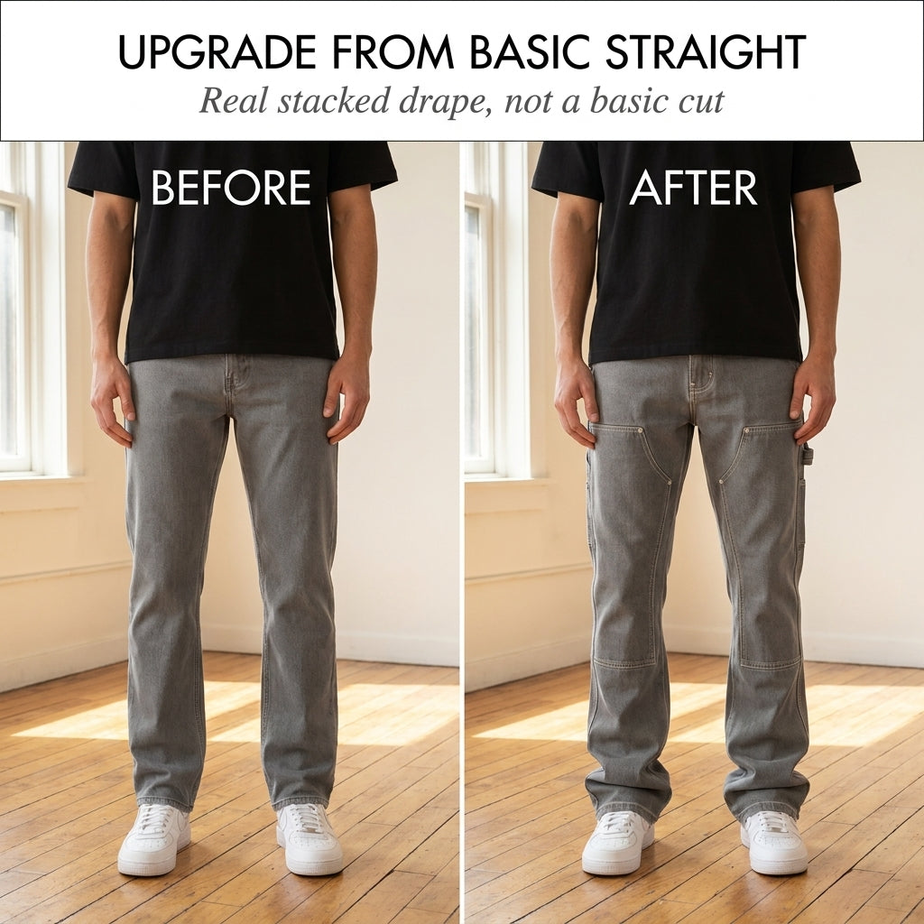 Rivett™ – Stacked Flared Carpenter Denim Men&