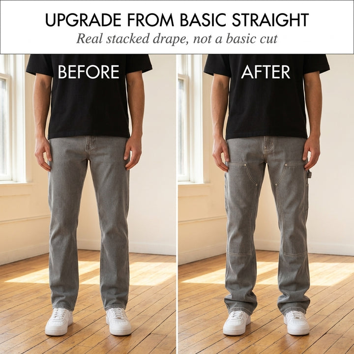 Rivett™ – Stacked Flared Carpenter Denim Men&