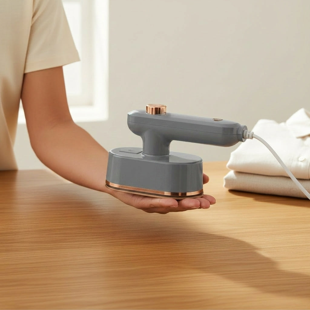 Pressley™ – 2-in-1 Handheld Steam Iron with 10-Second Heat &amp; Titanium Plate + 50% OFF