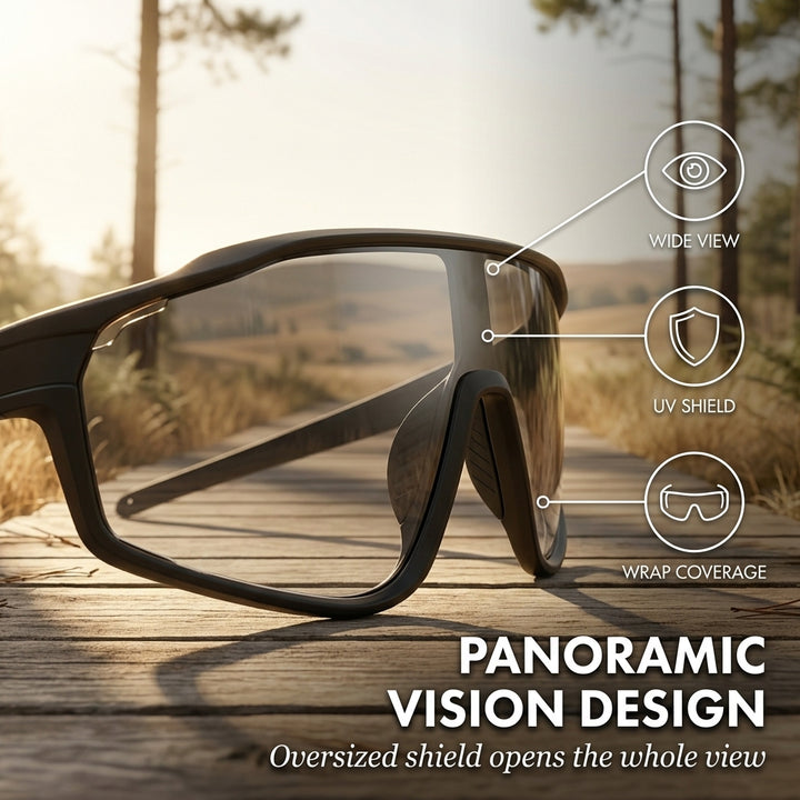 Arcshade™ – Photochromic Auto-Tint Shield Sunglasses with Anti-Slip Grip + 50% OFF
