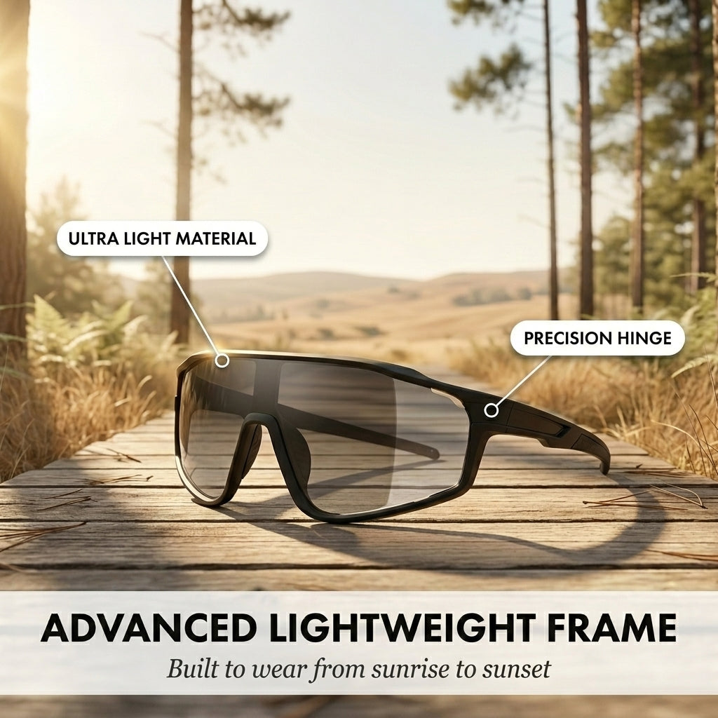 Arcshade™ – Photochromic Auto-Tint Shield Sunglasses with Anti-Slip Grip + 50% OFF