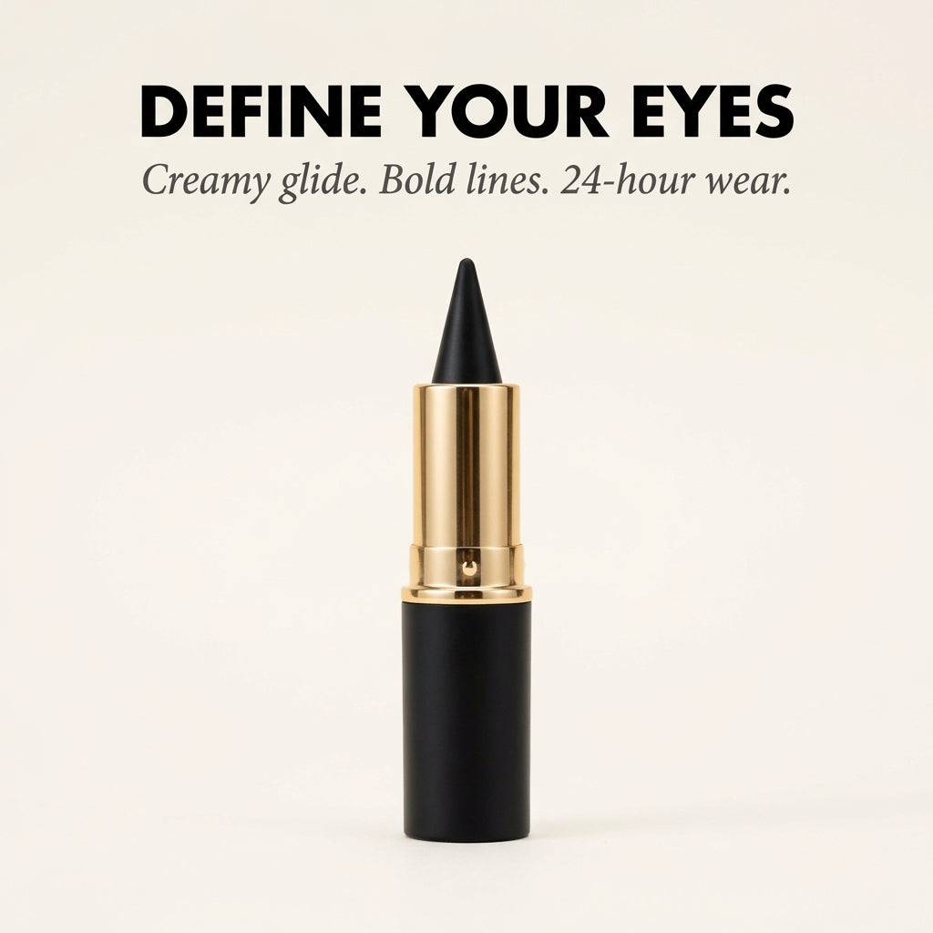 VelvetGlide Eyeliner - The Perfect Line, No Skills Needed - 50% OFF