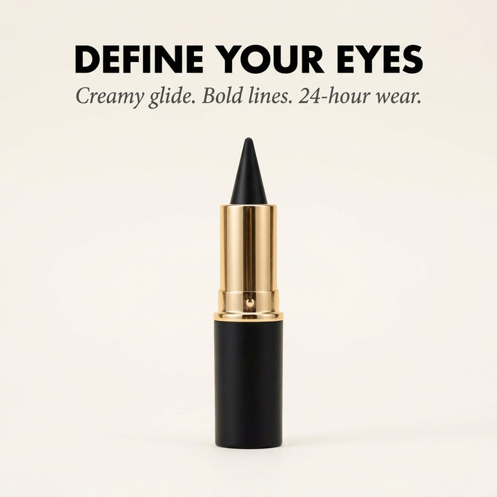 VelvetGlide Eyeliner - The Perfect Line, No Skills Needed - 50% OFF