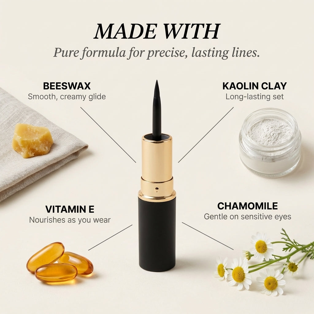 VelvetGlide Eyeliner - The Perfect Line, No Skills Needed - 50% OFF