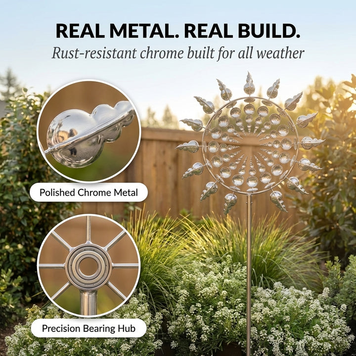 Viralume™ – Dual-Spin Kinetic Wind Sculpture for Garden &amp; Yard + 50% OFF