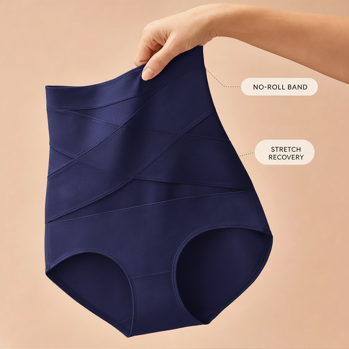 Cinchet™ – High-Waisted Cross Tummy Control Shaping Briefs + 50% OFF