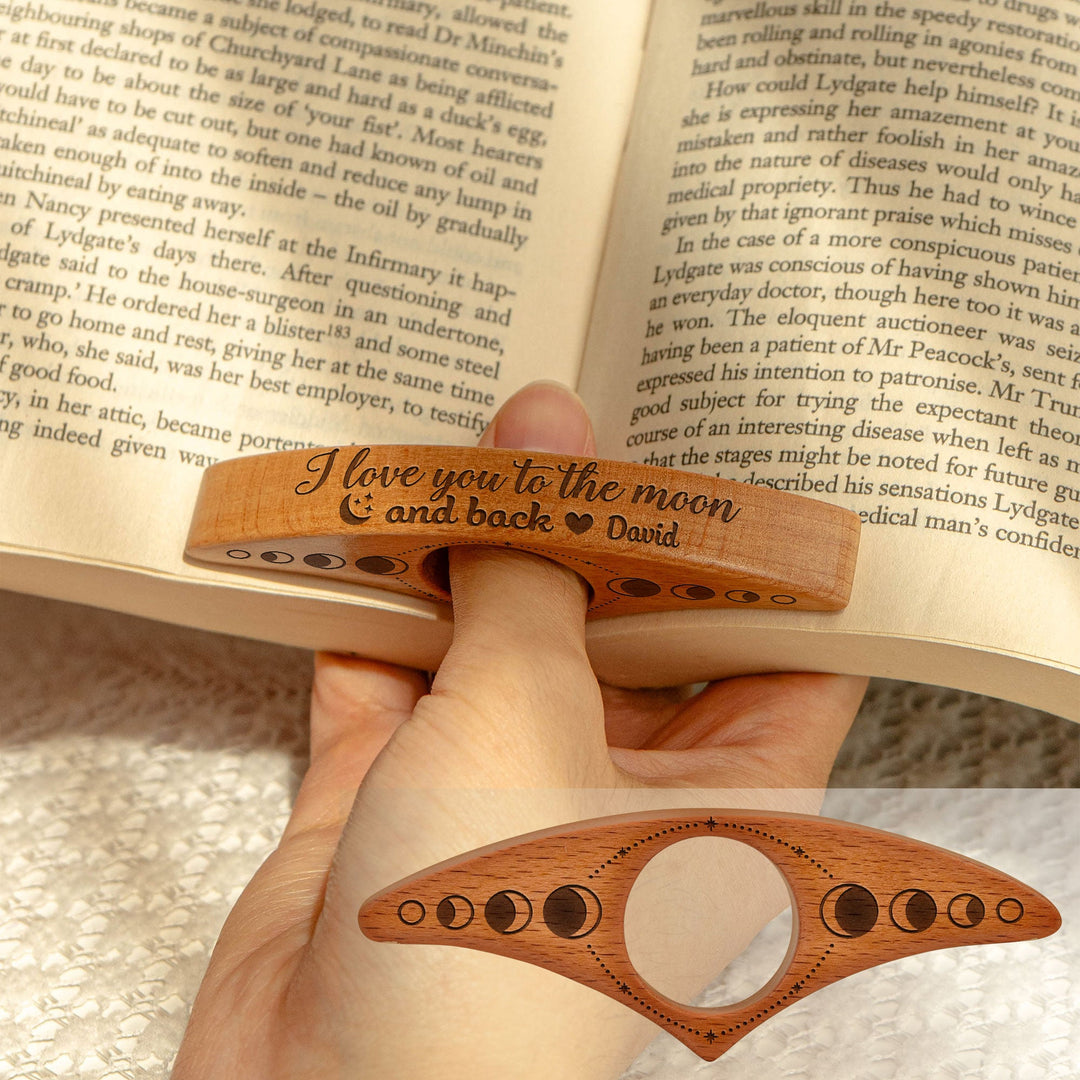 The MoonGlow Page Holder - Read Comfortably, Hands + 1+1 FREE