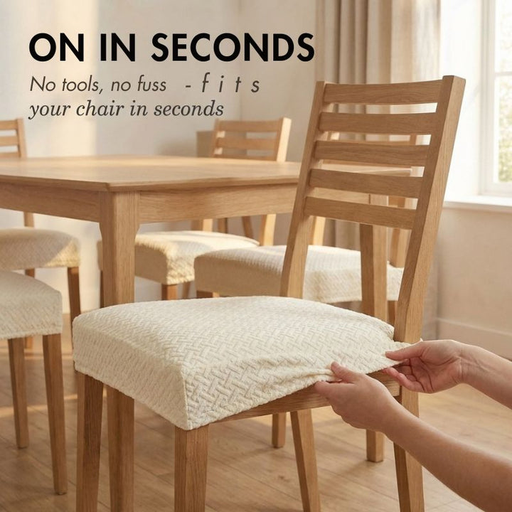 Loomfield™ – Waterproof Stretch Jacquard Dining Chair Seat Cover + 50% OFF