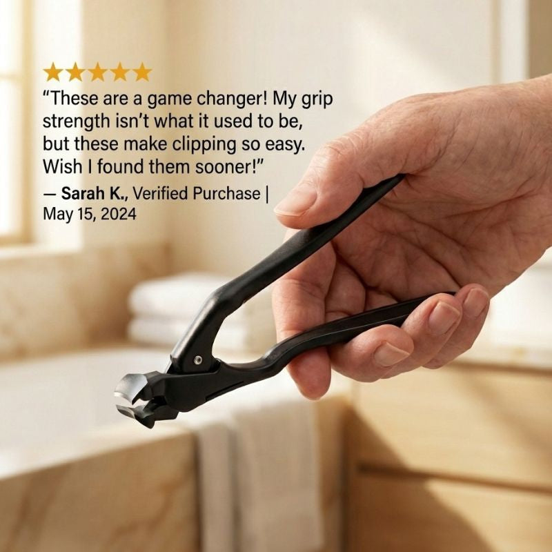 Leverwick™ – Wide Jaw, Long Handle Nail Clipper for Thick Nails + 50% OFF