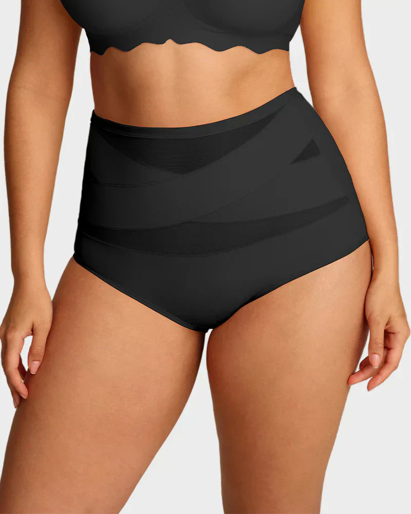 Silhova – High-Waist Cross-Compression Tummy Control Panties + 1+1  FREE