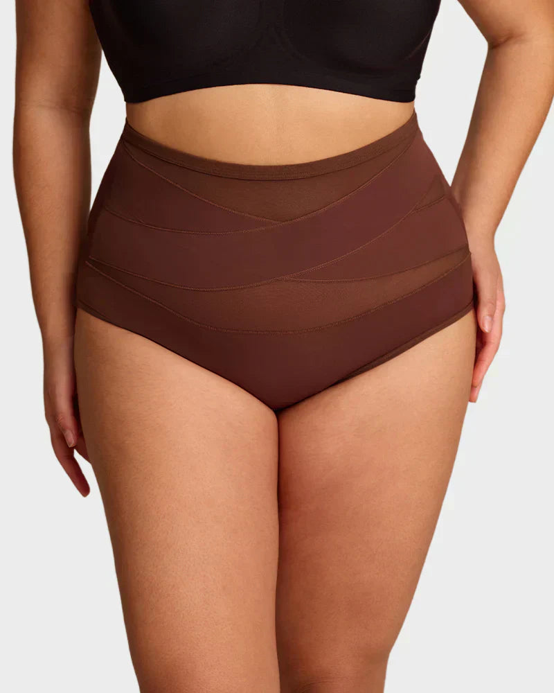 Silhova – High-Waist Cross-Compression Tummy Control Panties + 1+1  FREE