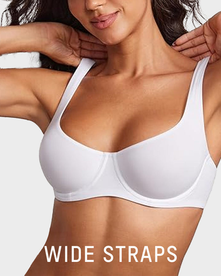 Suede™ – Buttery-Soft Seamless Unlined Underwire Balconette Bra + 50% OFF