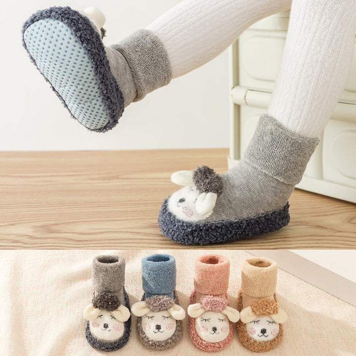 Baby Cartoon Plush Cotton Toddler Shoes – Keep Little Feet Warm, Safe &amp; Adorable – 50% OFF