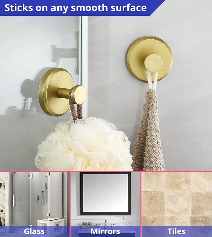 The Twist &amp; Lock Suction Hook - Hang Anything, Damage - 1+1 FREE