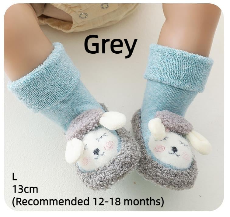 Baby Cartoon Plush Cotton Toddler Shoes – Keep Little Feet Warm, Safe &amp; Adorable – 50% OFF
