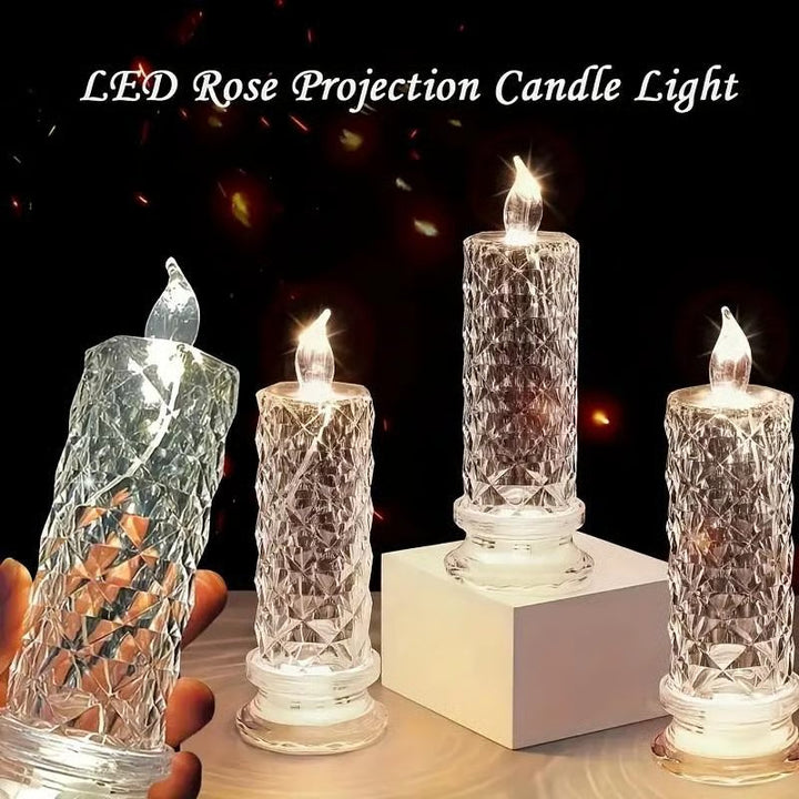 The CrystalGlitter Candle - A Dazzling, Color-Changing Glow + 50% OFF