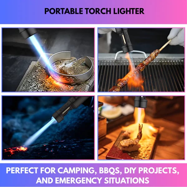 Flintwick™ – 1300°C Windproof Refillable Jet Torch Lighter + 50% OFF