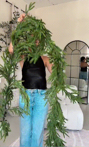 The Deluxe Norfolk Pine Garland - A Designer Look, Effortlessly + 50% OFF