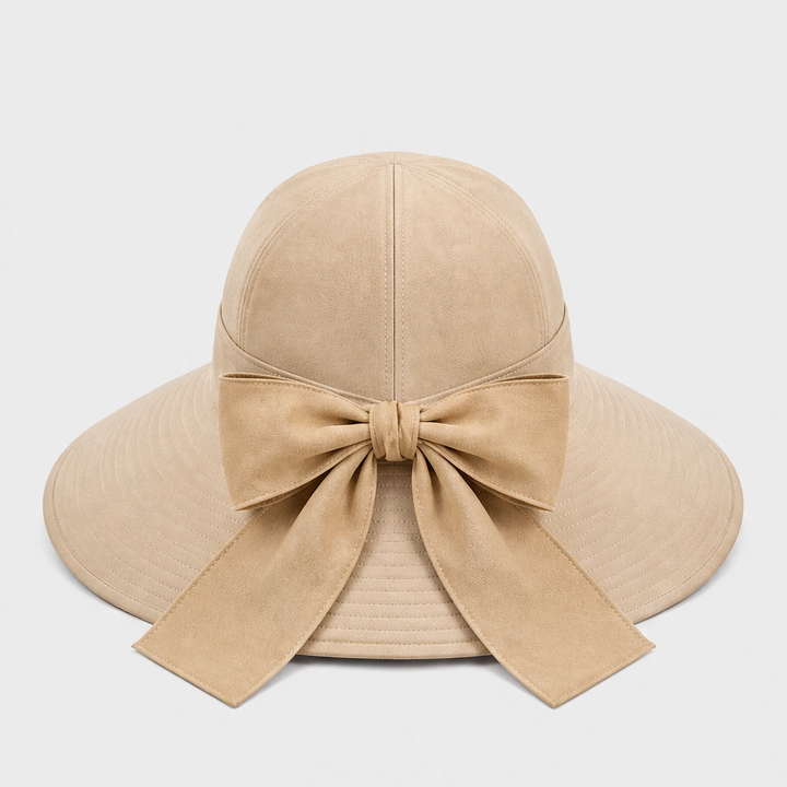 Solene™ – Foldable Wide-Brim Sun Hat with Adjustable Back Bow + 50% OFF