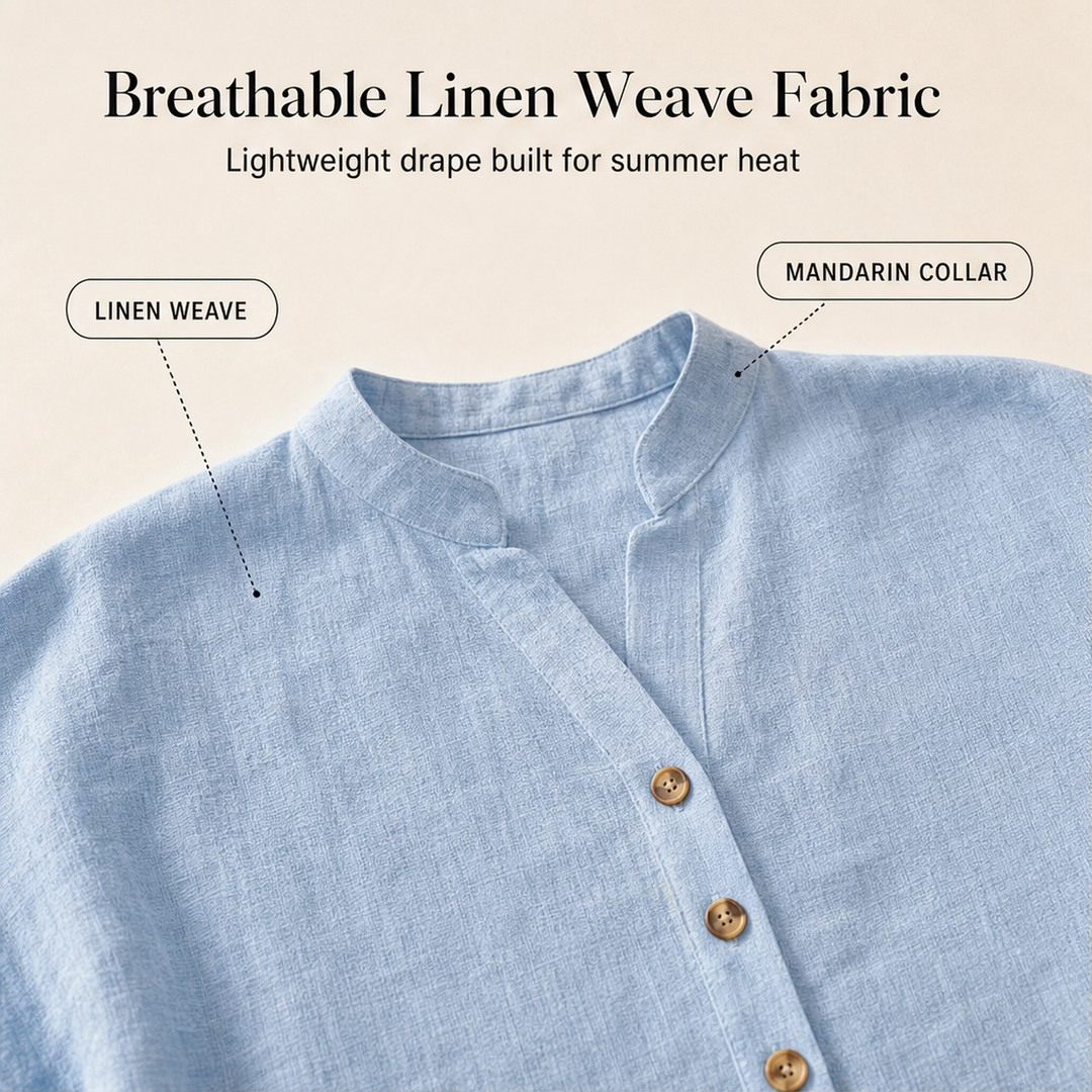Lavelle™ – Soft Linen-Blend Relaxed Two-Piece Set + 50% OFF