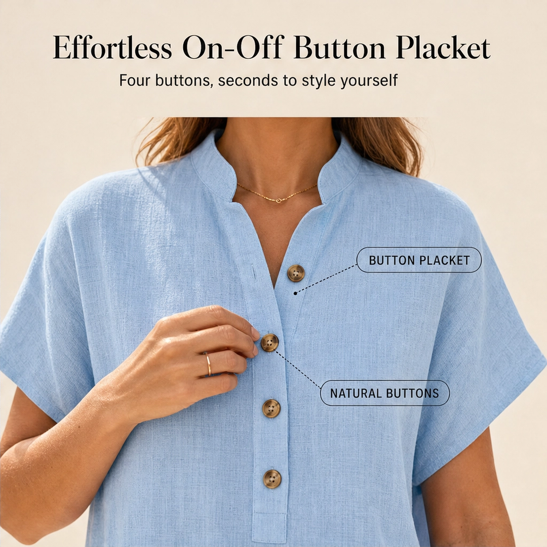 Lavelle™ – Soft Linen-Blend Relaxed Two-Piece Set + 50% OFF