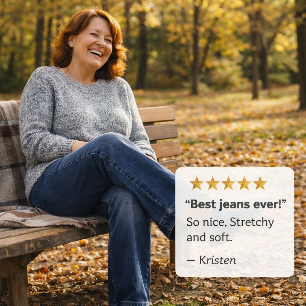 Hemworth™ – Vintage Stretch Flare Jeans for Women - 50% OFF