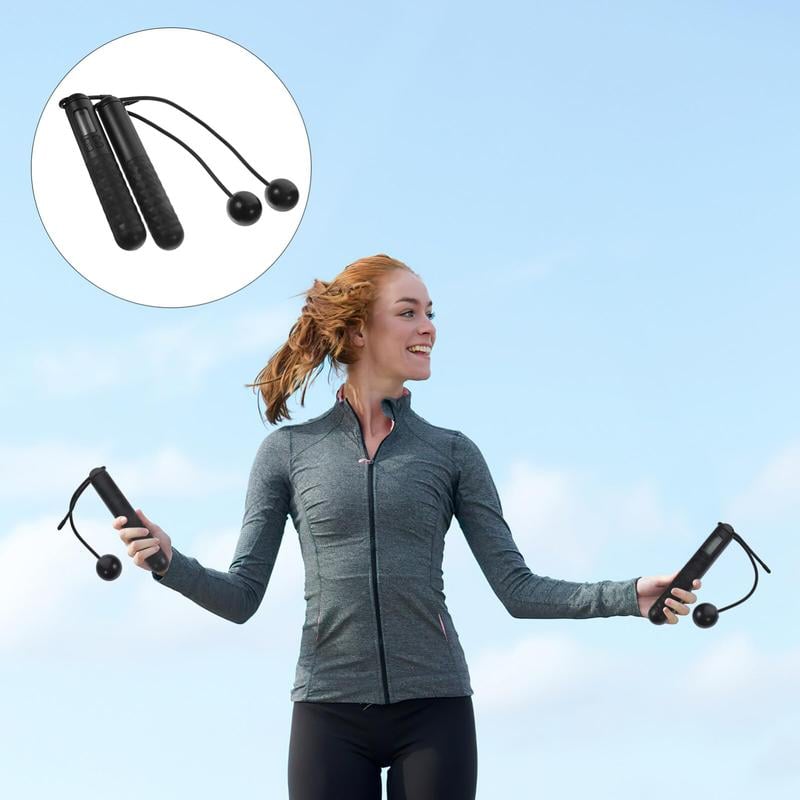The AuraFit Smart Skipping Rope - Cordless/Rope Modes, Digital Counter, and Countdown +  50% OFF