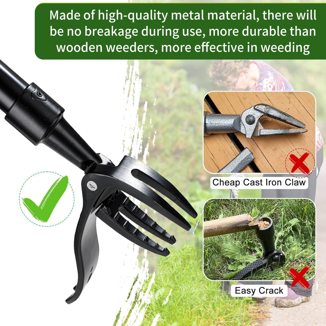The AuraRoot Weed Puller — Effortless Weeding Without the Backache + 50% OFF