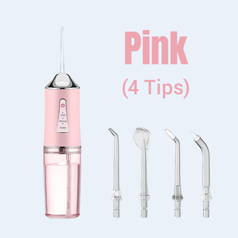 Pulsera™ – Cordless Water Flosser with 3 Modes &amp; 4 Precision Jet Tips + 50% OFF