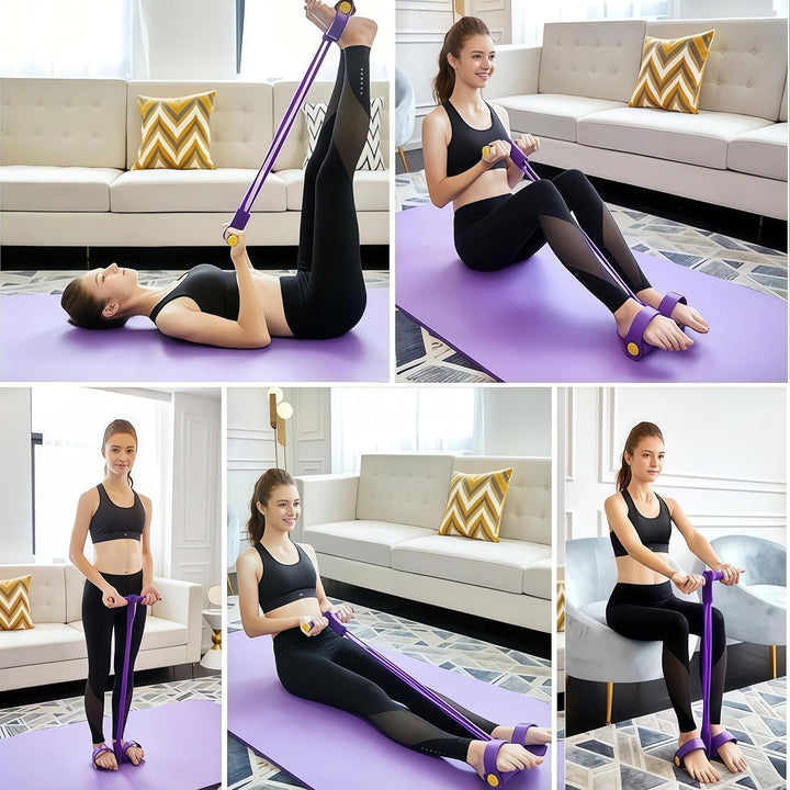 Pulseform™ – Adjustable 4-Tube Full-Body Pedal Resistance Trainer + 50% OFF