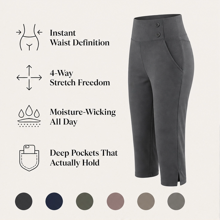 Lissora – Slimming 4-Way Stretch Pants with Deep Side Pockets + 50% OFF