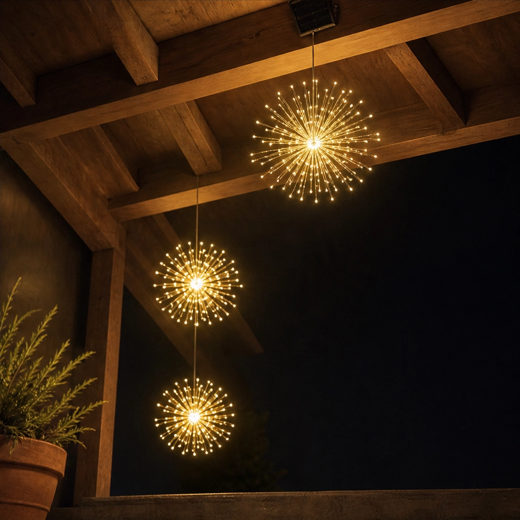 Sparkfern™ – Solar-Powered Firework String Lights for Yard &amp; Patio + 50% OFF