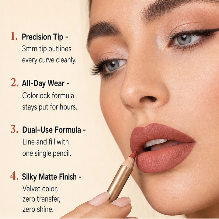 Velura™ – Smudge-Proof Matte Lip Liner Set + BUY 1 PICK 1