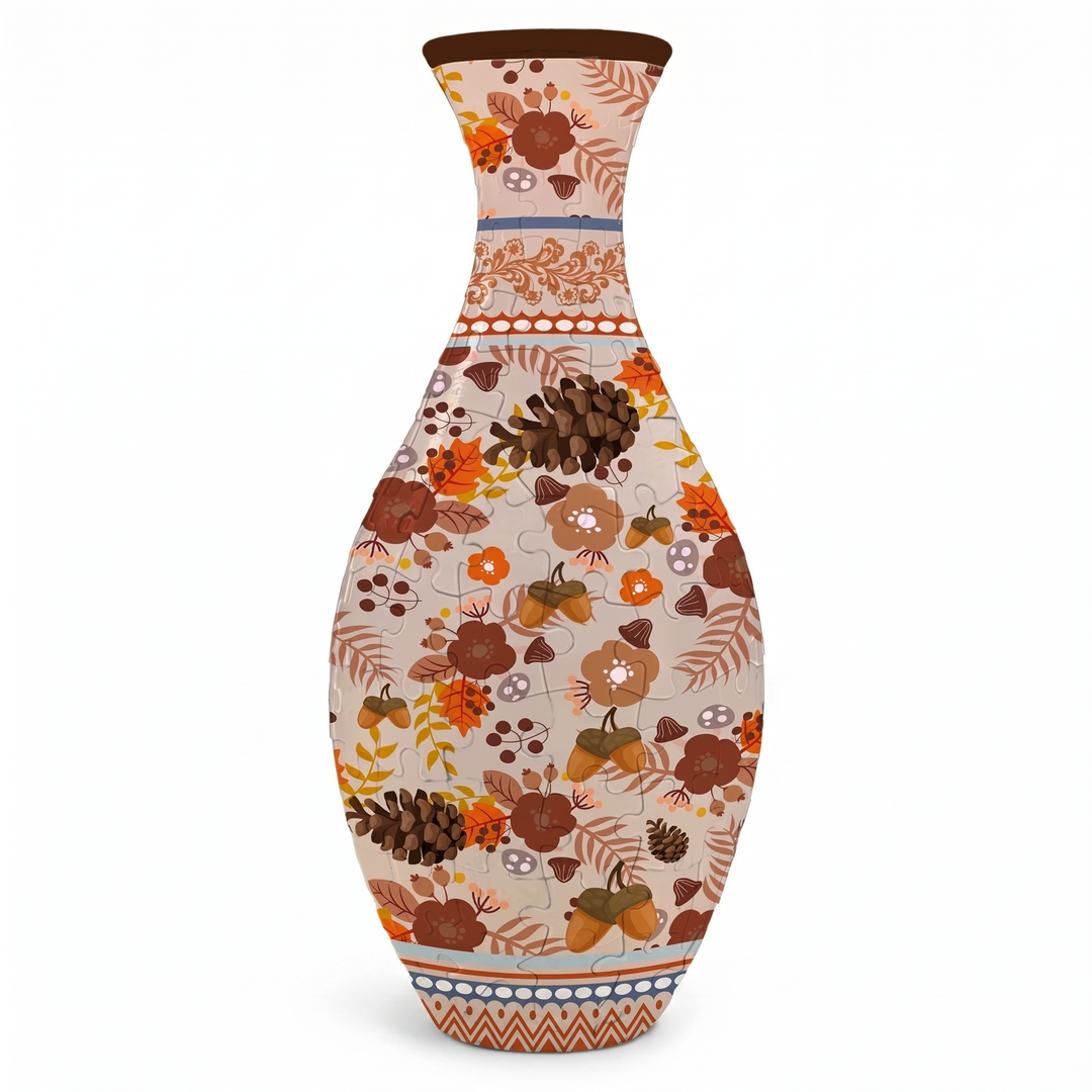 Petalcraft™ – DIY 3D Puzzle Vase with Built-In Water Reservoir for Real Flowers + 50% OFF
